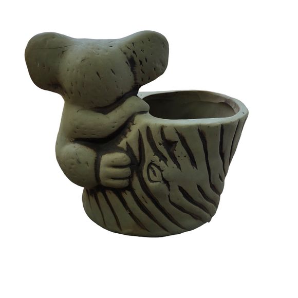 Vintage Koala Bear Ceramic Planter by Armbee Made in Taiwan - Picture 2 of 12